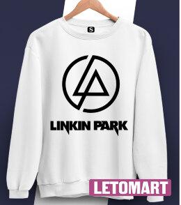 Толстовка Свитшот с надписью Linkin Park logo