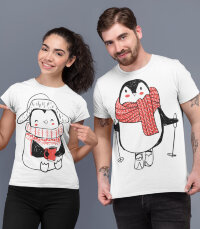 Парные футболки Пингвины (комплект 2 шт.)