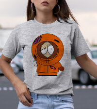 Женская футболка с рисунком Убитый Кенни (South Park)