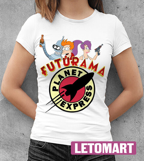 Женская футболка Футурама Planet express