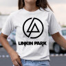 Женская Футболка с принтом и надписью Linkin Park logo