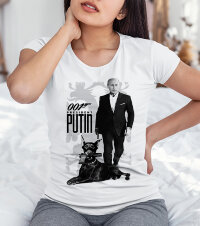 Женская Футболка принт Путин агент 001