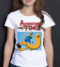 Детская футболка Время приключений Финн и Джейк new для девочек
