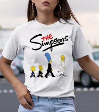 Женская Футболка с Надписью The Simpsons