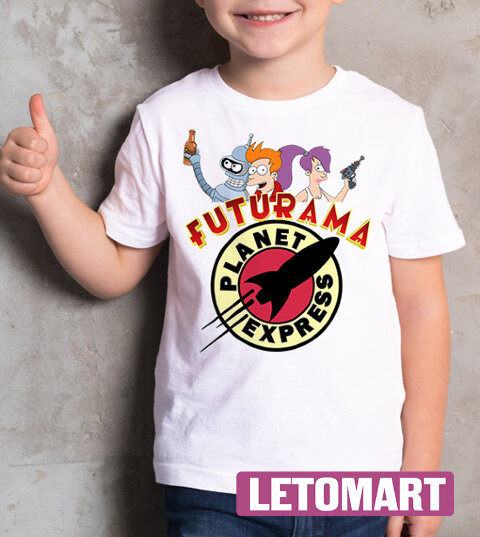 Детская футболка Футурама Planet express