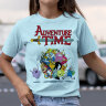Женская футболка с принтом Adventure Time new