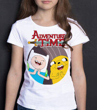 Детская футболка Время приключений Adventure Time для девочек