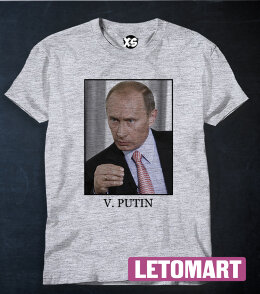 Футболка принт V. Putin