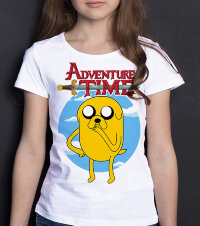 Детская футболка Время Приключений Джейк для девочек
