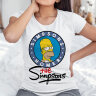 Женская Футболка с принтом The Simpsons Homer
