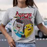 Женская футболка с принтом Время приключений Adventure Time