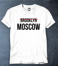 Футболка с Надписью Brooklyn Moscow