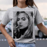 Женская футболка принт Анджелина Джоли