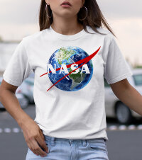 Женская Футболка с надписью Оверсайз NASA