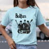 Женская Футболка с принтом и надписью Битлз (The Beatles)