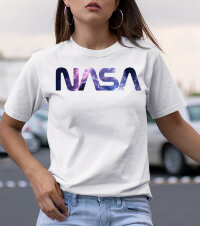 Женская Футболка Оверсайз NASA надпись