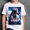 Детская Футболка с принтом человек в космосе NASA Рlanet