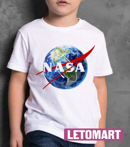 Детская Футболка с принтом NASA Планета