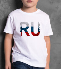 Детская Футболка с принтом Знак RU