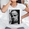 Женская футболка с принтом Дон Корлеоне