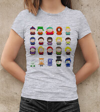 Женская футболка принт South Park top