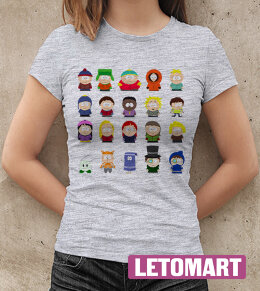 Женская футболка принт South Park top