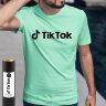 Футболка с надписью  Tik Tok logo