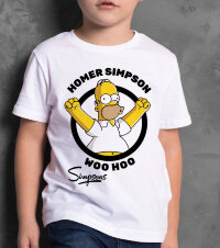 Детская Футболка с принтом Homer  Simpson Woo Hoo
