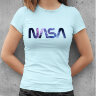 Женская Футболка с надписью NASA Сosmos