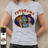 Женская футболка принт Футурама