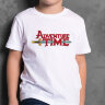 Детская футболка с логотипом Время приключений