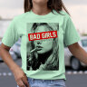 Женская Футболка принт Bad girls
