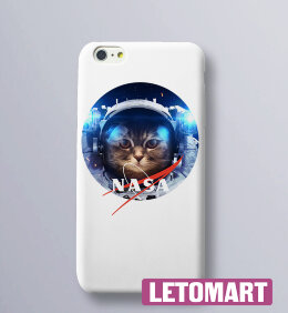 Чехол на телефон NASA кот