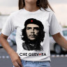 Женская футболка с принтом и надписью ЧеГевара