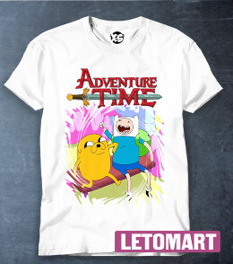 Футболка с принтом Adventure Time