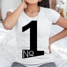 Женская футболка с принтом Номер Один