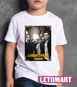 Детская футболка принт Linkin Park maria