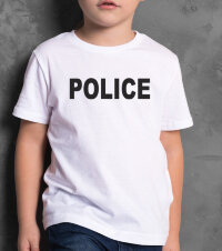 Детская Футболка с надписью  Police
