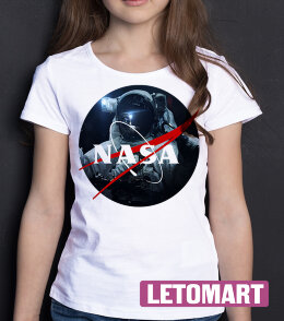 Детская Футболка для Девочки с логотипом NASA Сosmonaut
