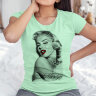 Женская футболка принт Мэрилин Монро