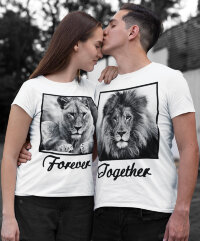 Парные футболки с Львами Forever Together Black (комплект 2 шт.)