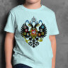 Детская Футболка с принтом герб Российской империи