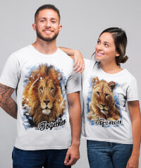 Парные футболки со Львом и Львицей (комплект 2 шт.)