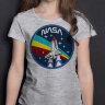 Детская Футболка для Девочки с надписью NASA Ship