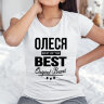 Женская футболка с надписью Олеся BEST OF THE BEST Brand