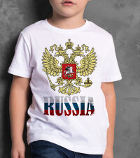 Детская Футболка с принтом Герб России